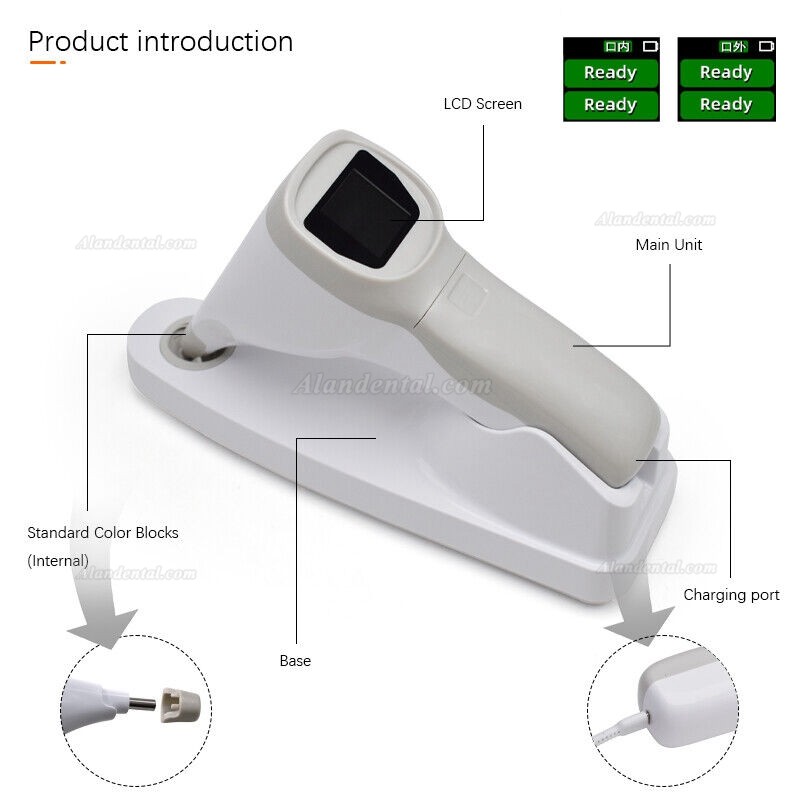 Dental Digital Tooth Color Comparator Shade Guide Corrector with VITA Shade System